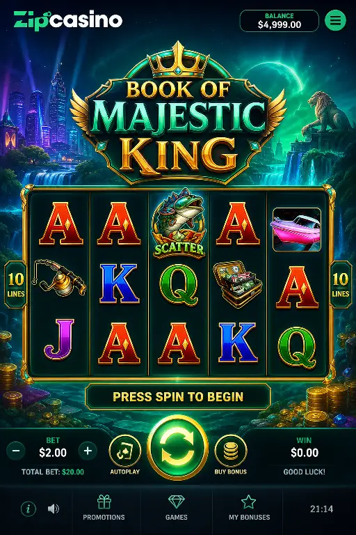 ZipCasino — скриншот 1